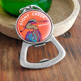 360 graphix round custom bottle opener key chain