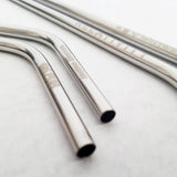 custom engraved stainless steel drinking straws