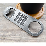 small custom die cast paddle bar keeps promotional bottle opener vintage iron