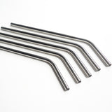 stainless steel straws with bend