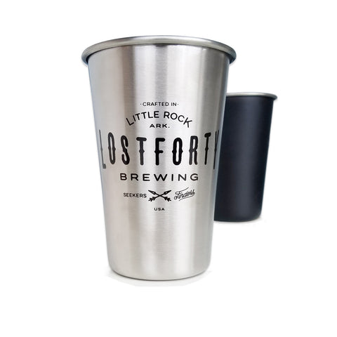 custom printed stainless steel pint cups