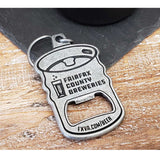 vintage iron die cast bottle opener keychain